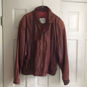 Men’s vintage leather jacket by Remy size 46/XL